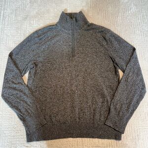 Banana Republic Quarter Zip Pullover Sweater Pima Cotton Cashmere Men’s Large